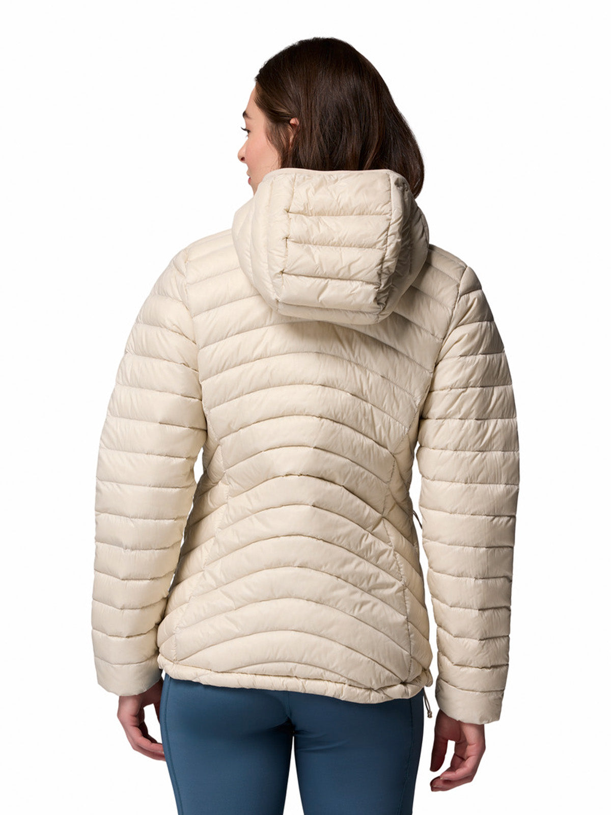 Casaca Mujer de Plumas Corelite™ Beige