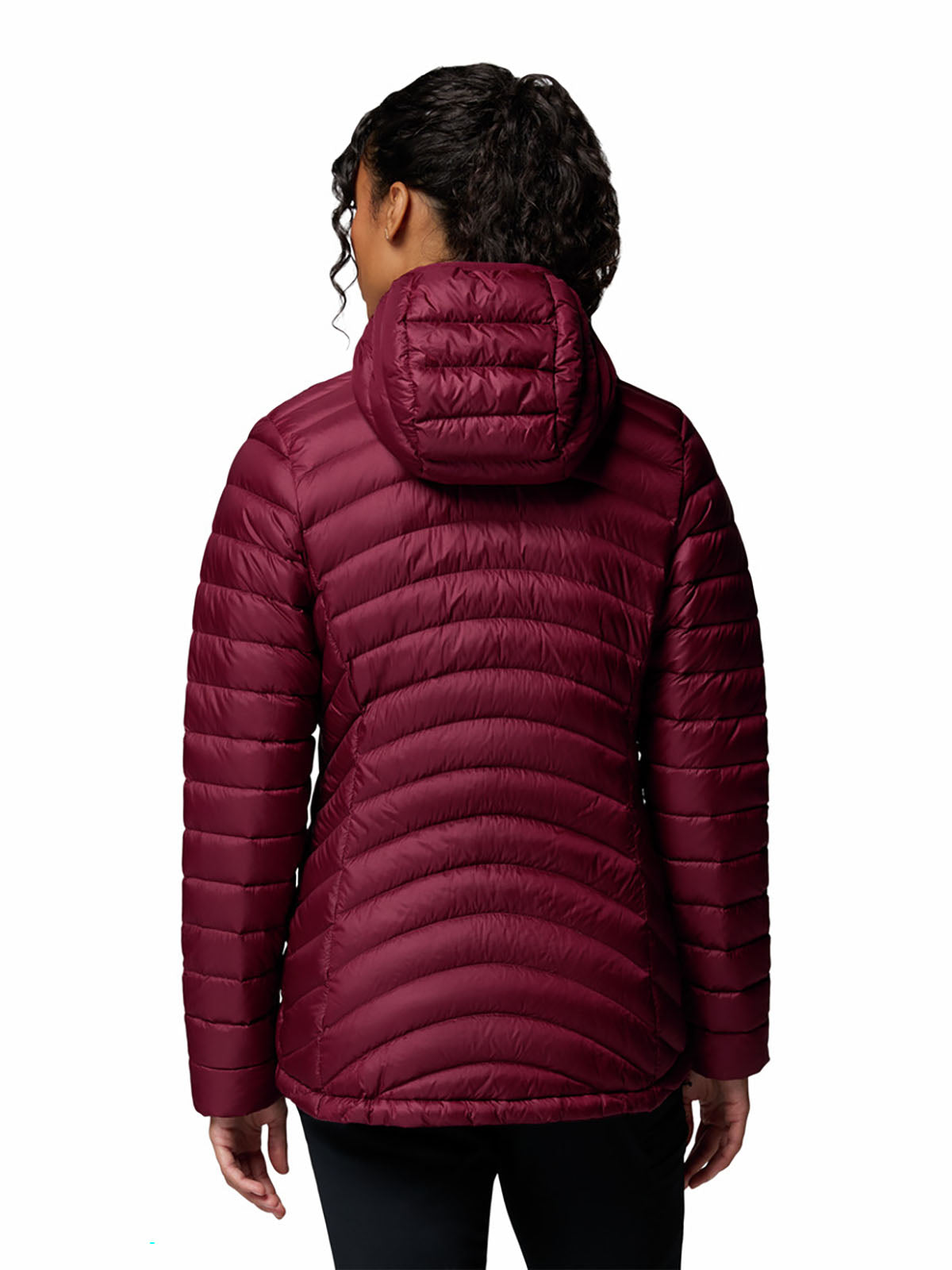 Casaca De Plumas Mujer Corelite™ Guinda