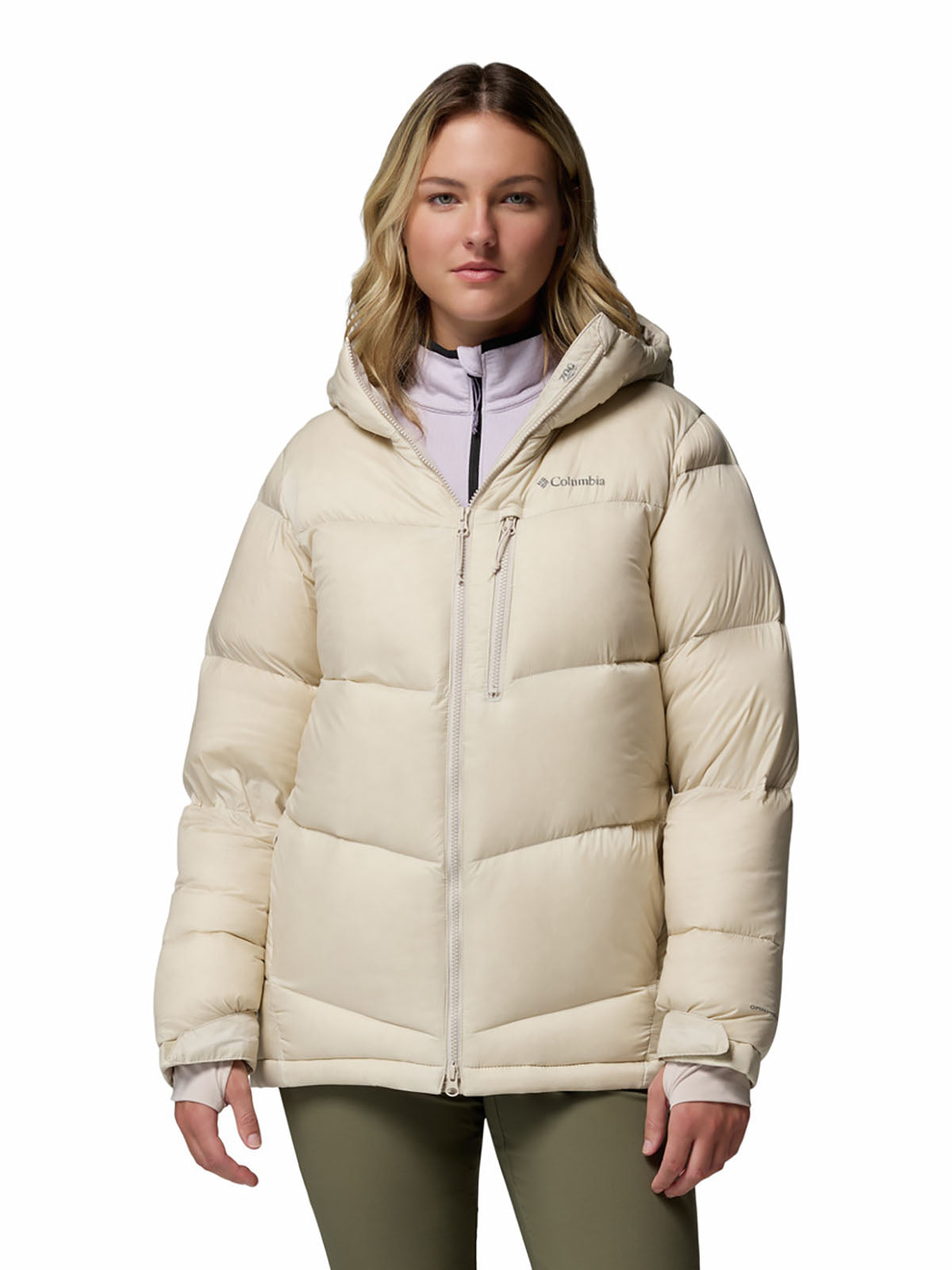 Casaca De Plumas Mujer Cloudview™ Beige