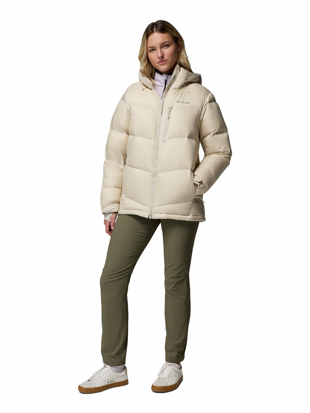Casaca De Plumas Mujer Cloudview™ Beige
