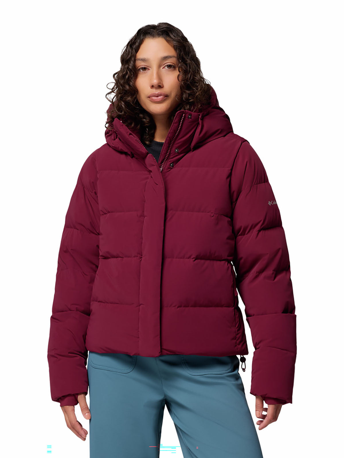 Casaca De Plumas Mujer Amaze Puff™ Guinda