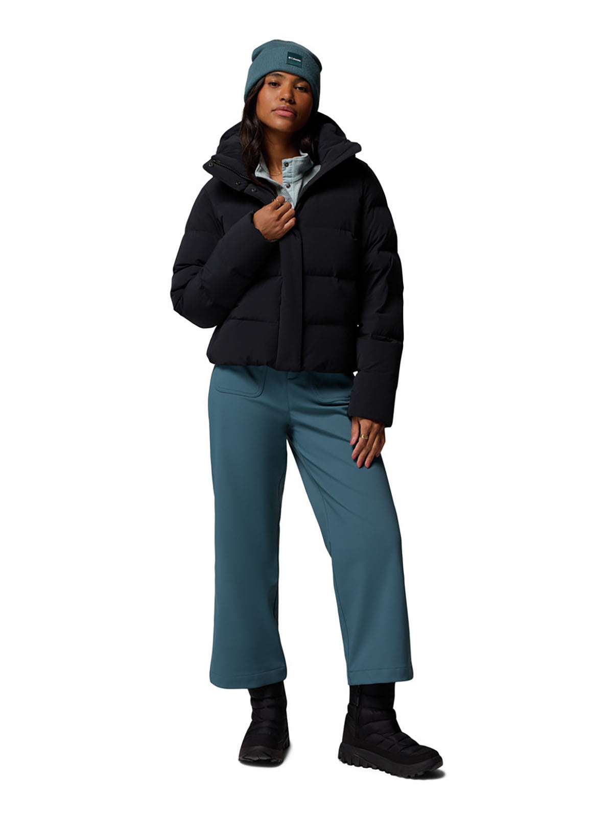 Casaca De Plumas Mujer Amaze Puff™ Negra