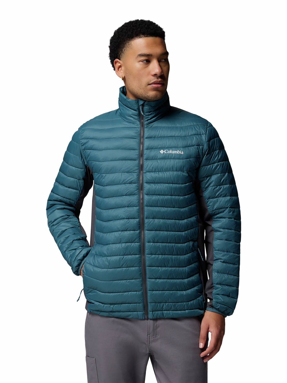 Casaca Sintetica Hombre Powder Pass™ Celeste