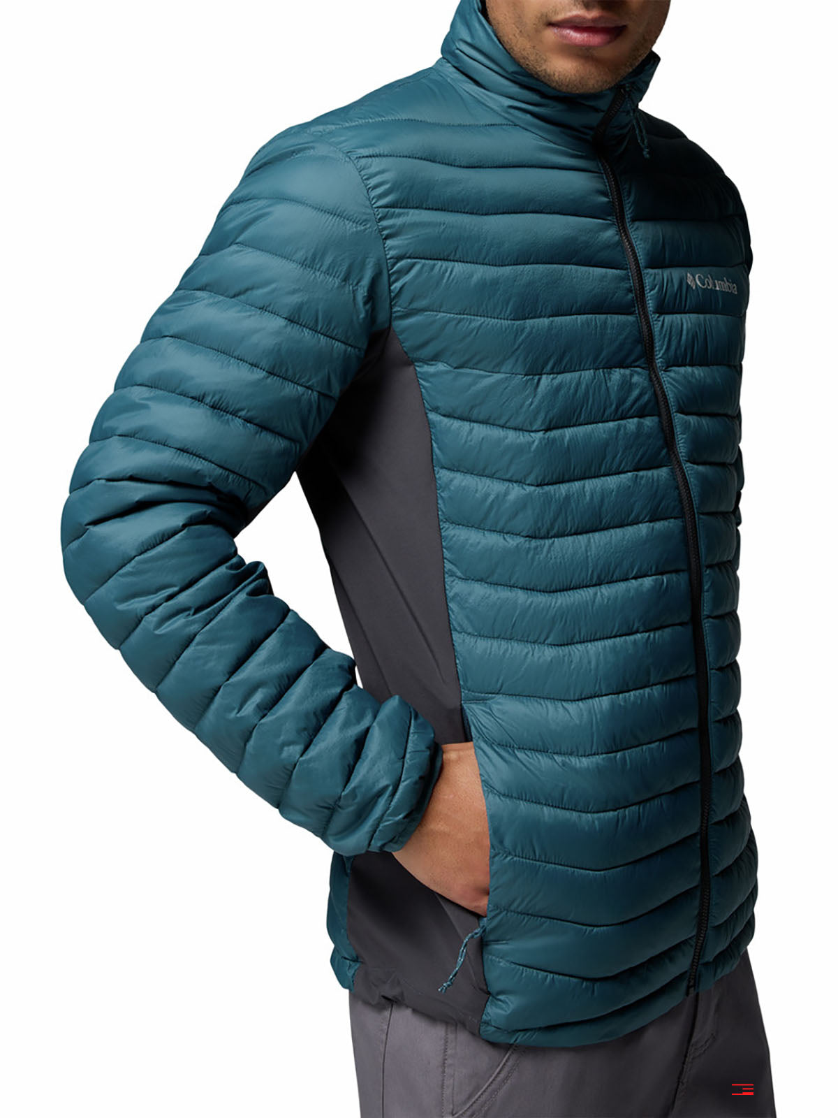 Casaca Sintetica Hombre Powder Pass™ Celeste