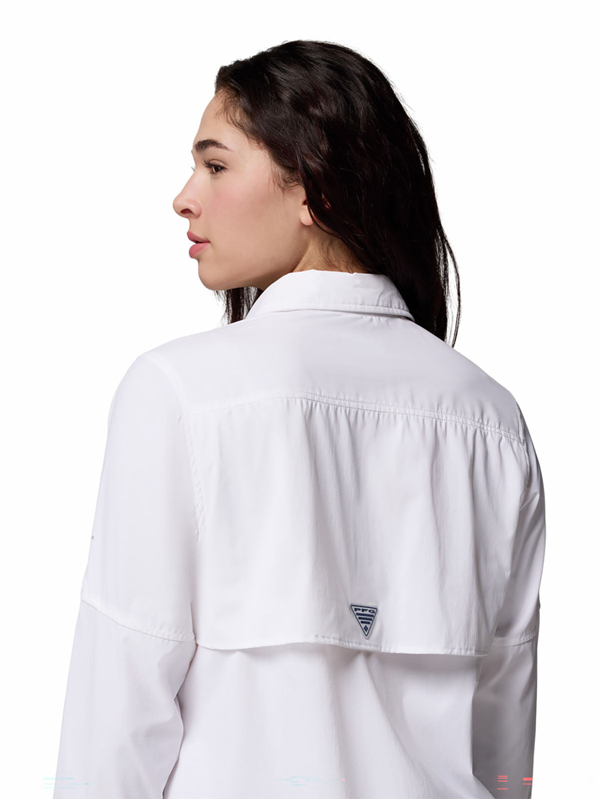 Blusa Manga Larga Mujer PFG Bahama™ Elite Blanca