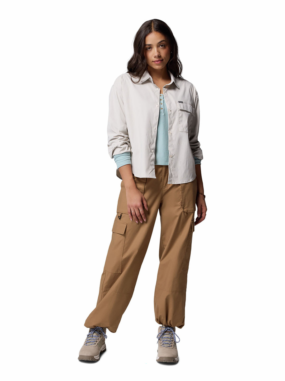 Blusa Manga Larga Mujer Granite Point™ Beige