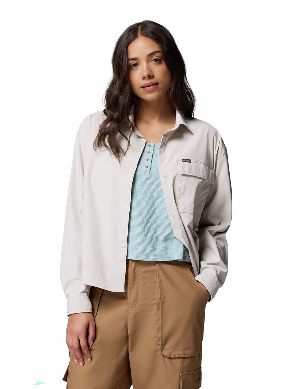 Blusa Manga Larga Mujer Granite Point™ Beige