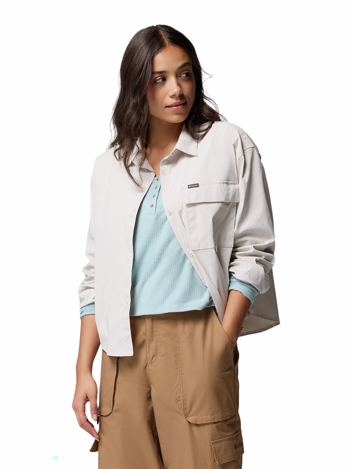 Blusa Manga Larga Mujer Granite Point™ Beige