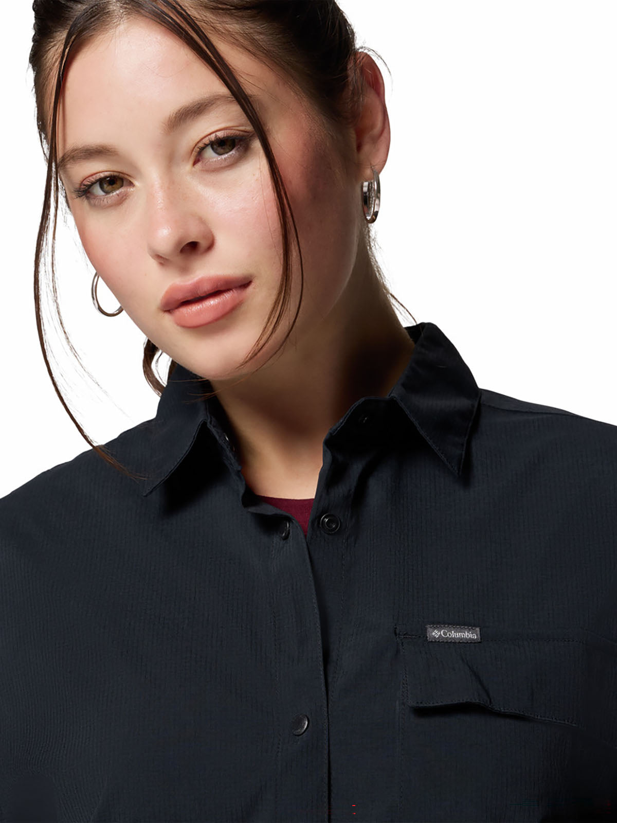 Blusa Manga Larga Mujer Granite Point™ Negra