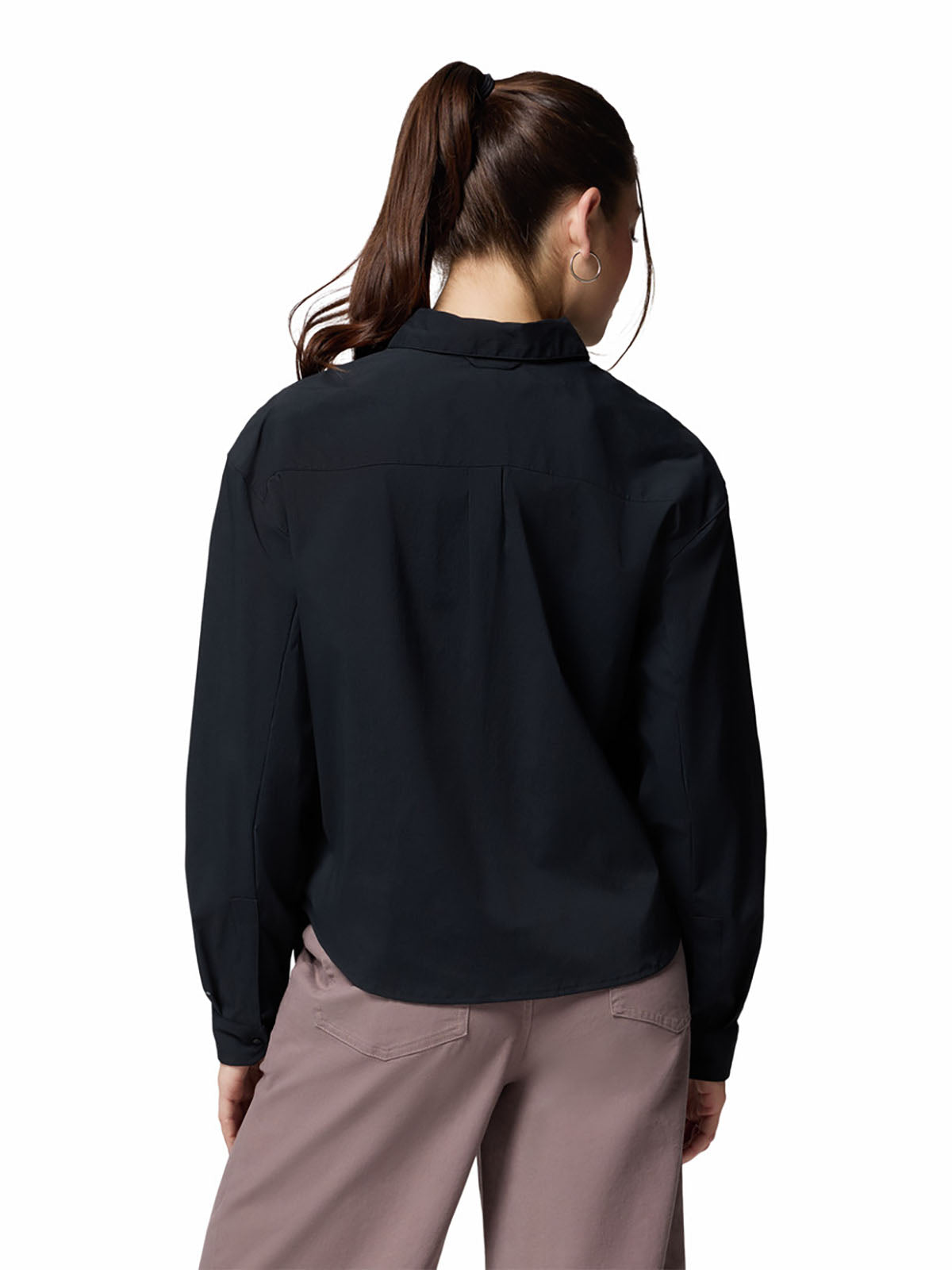 Blusa Manga Larga Mujer Granite Point™ Negra