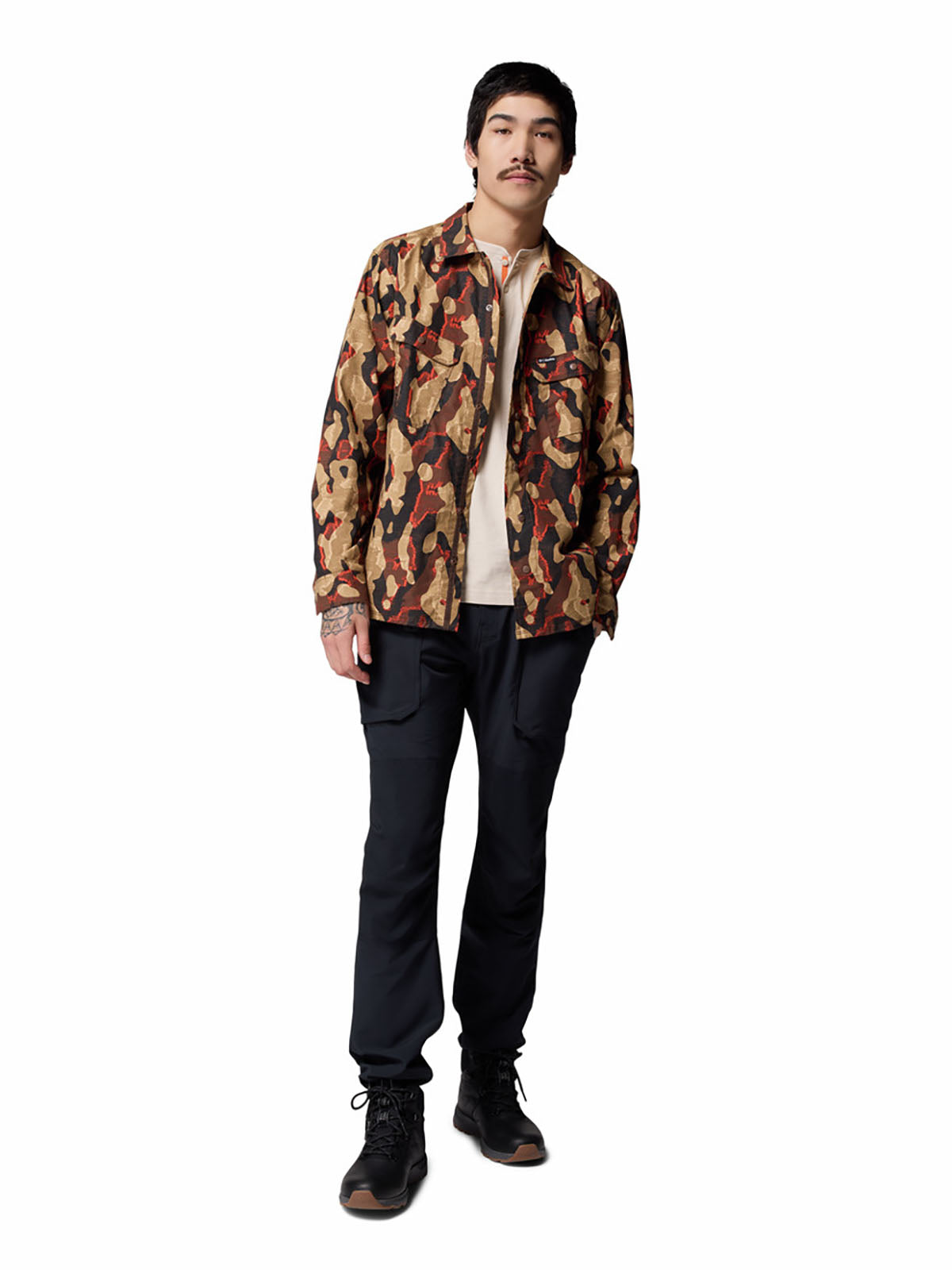 Camisa Manga Larga Hombre Landroamer™ Marron