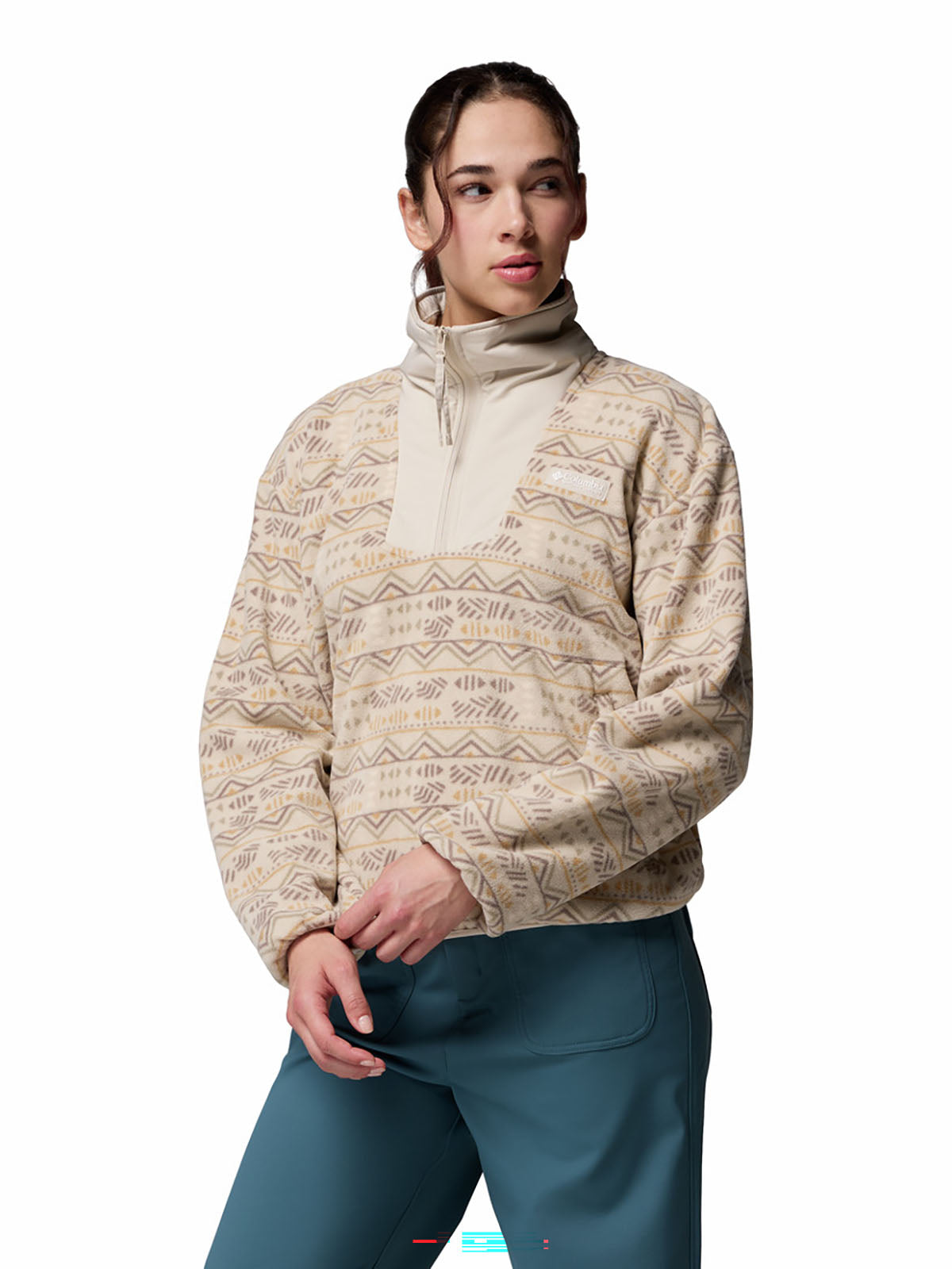 Polar Con 1/2 Cierre Mujer Sequoia Grove™ Beige