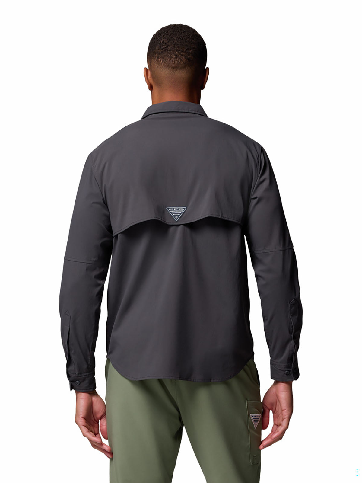 Camisa Manga Larga Hombre PFG Bahama™ Elite Plomo