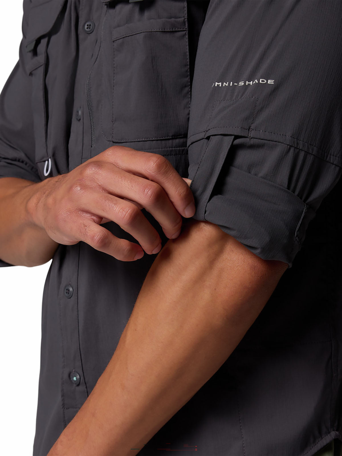 Camisa Manga Larga Hombre PFG Bahama™ Elite Plomo