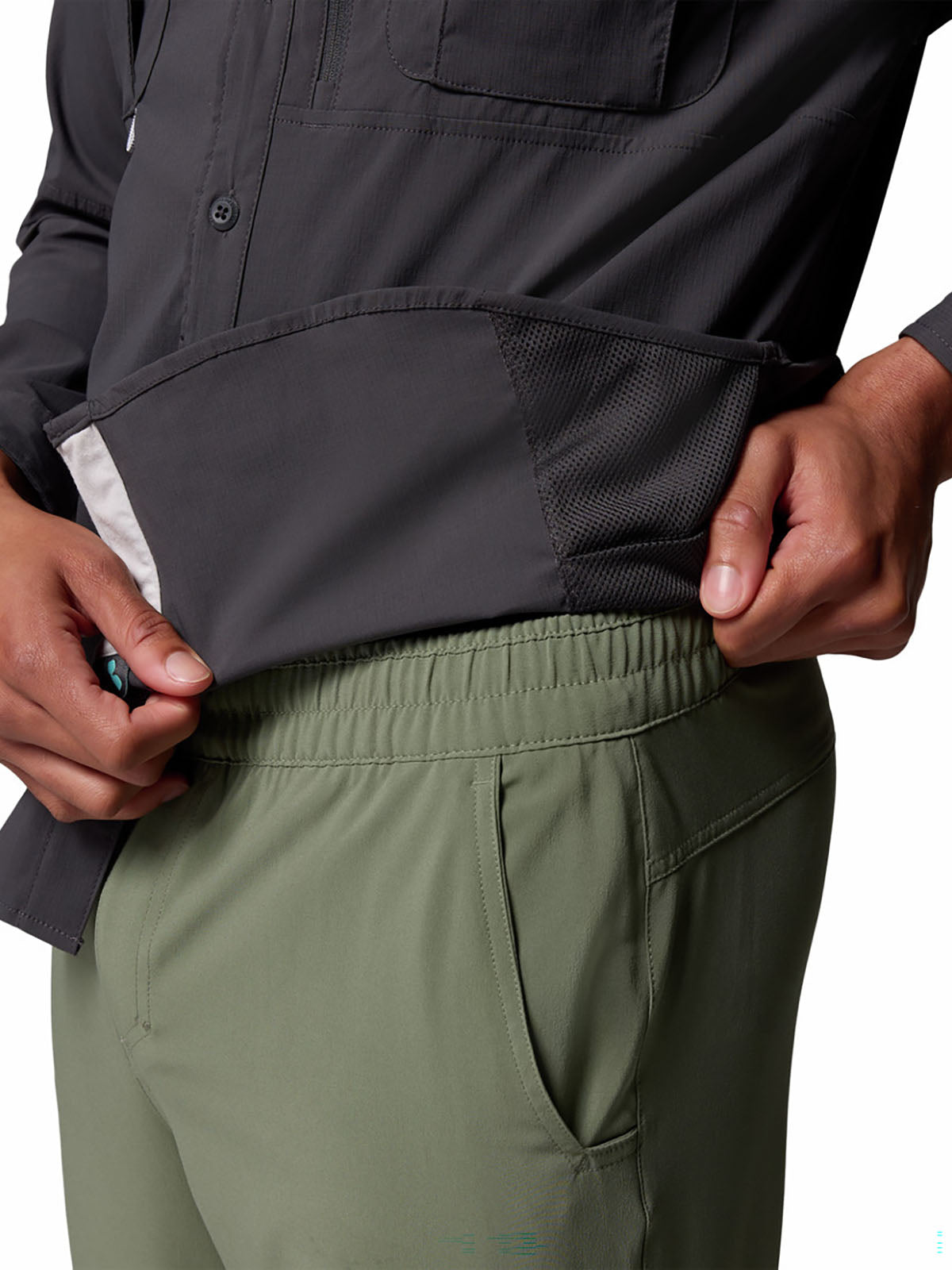 Camisa Manga Larga Hombre PFG Bahama™ Elite Plomo