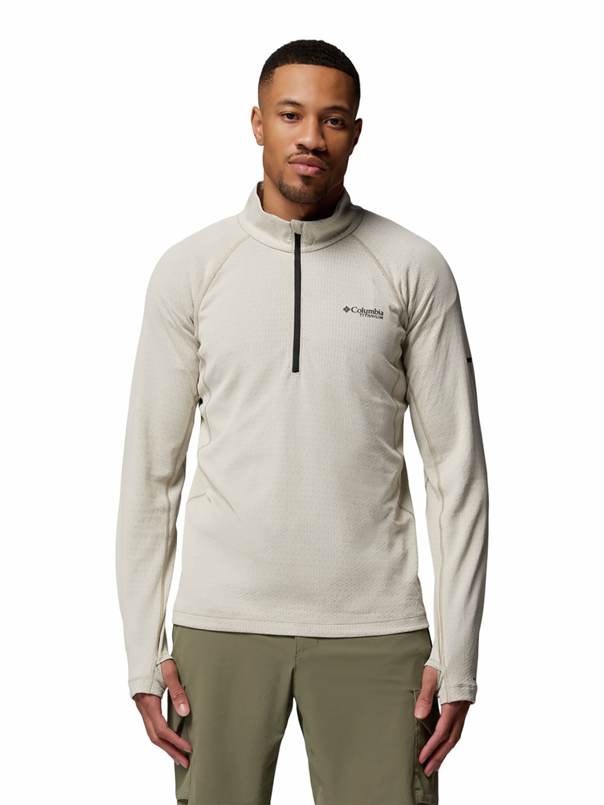 Casaca Con 1/2 Cierre Hombre Driventure™ Beige