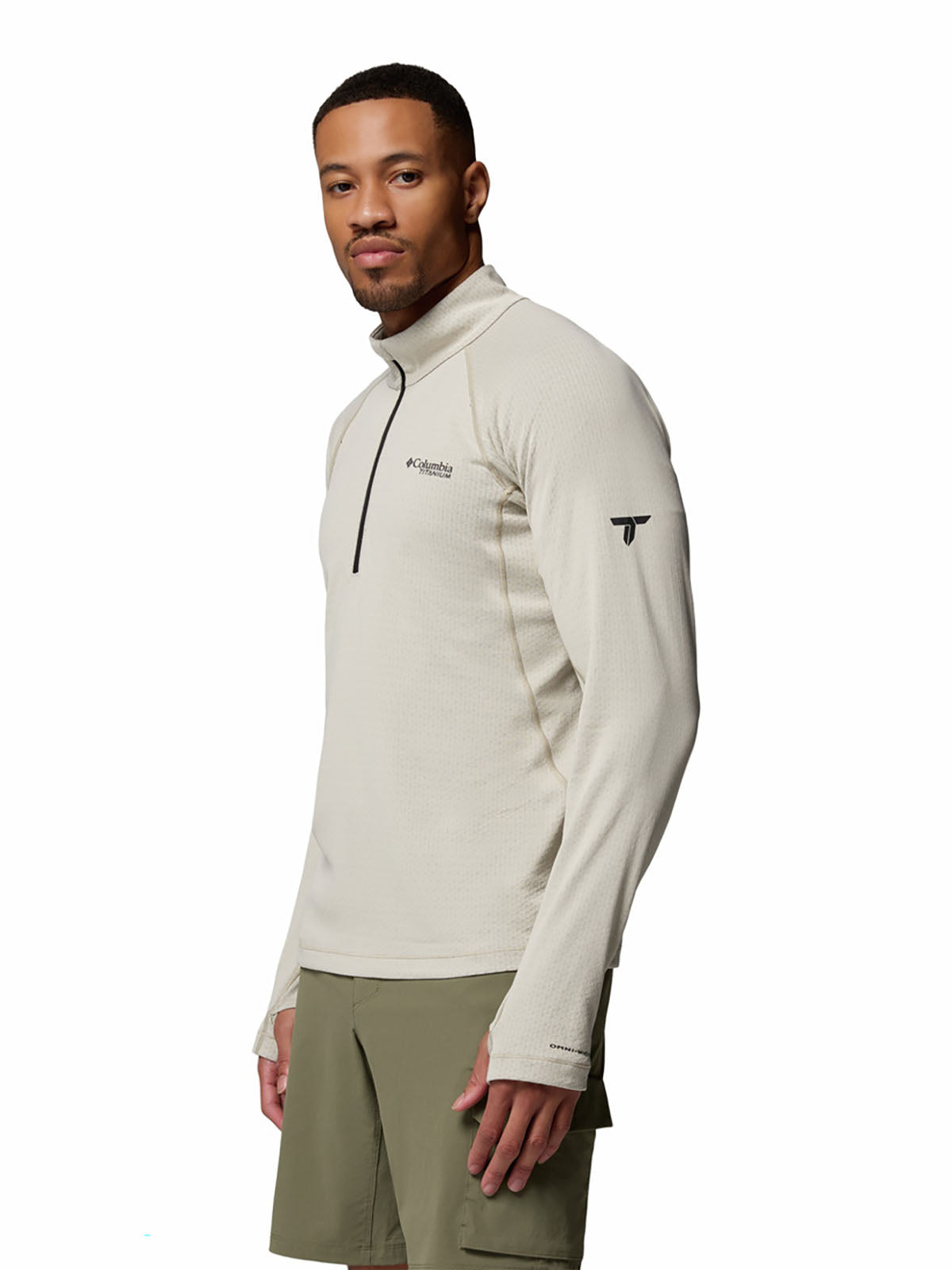 Casaca Con 1/2 Cierre Hombre Driventure™ Beige