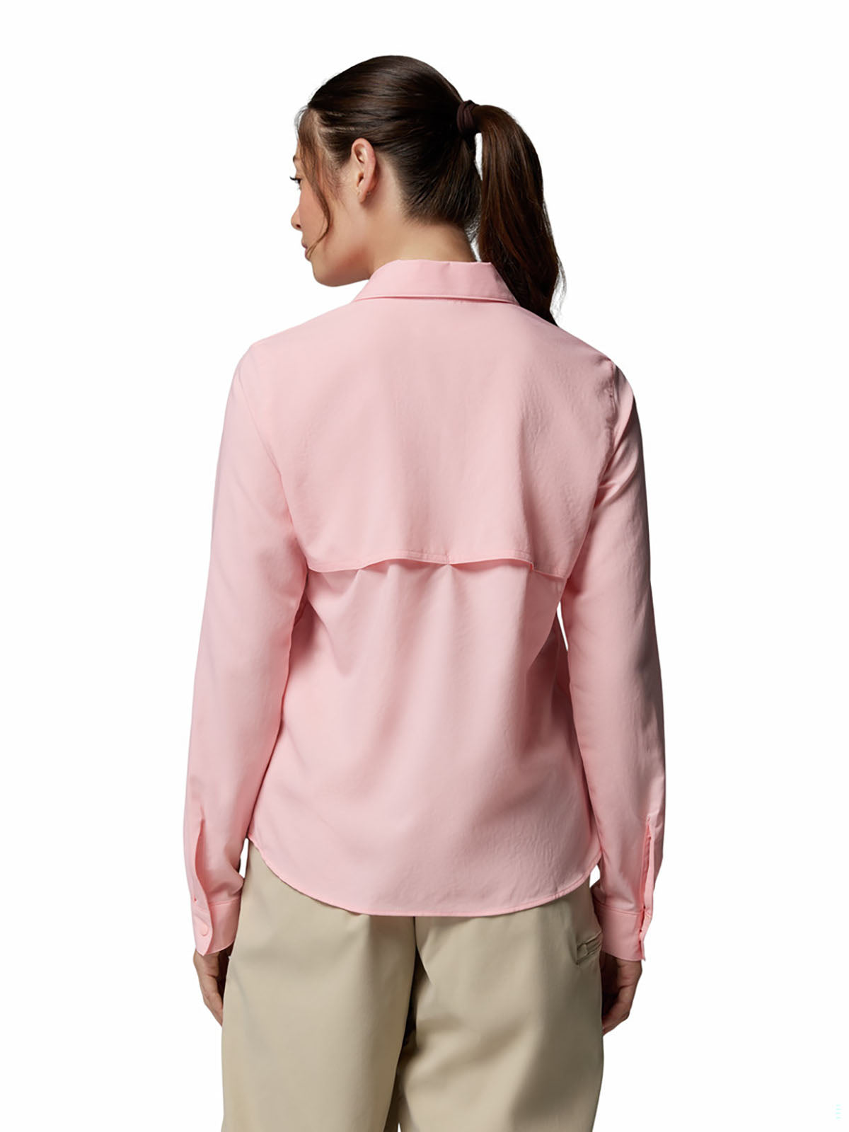 Blusa Manga Larga Mujer Silver Ridge™ Utility II Rosado