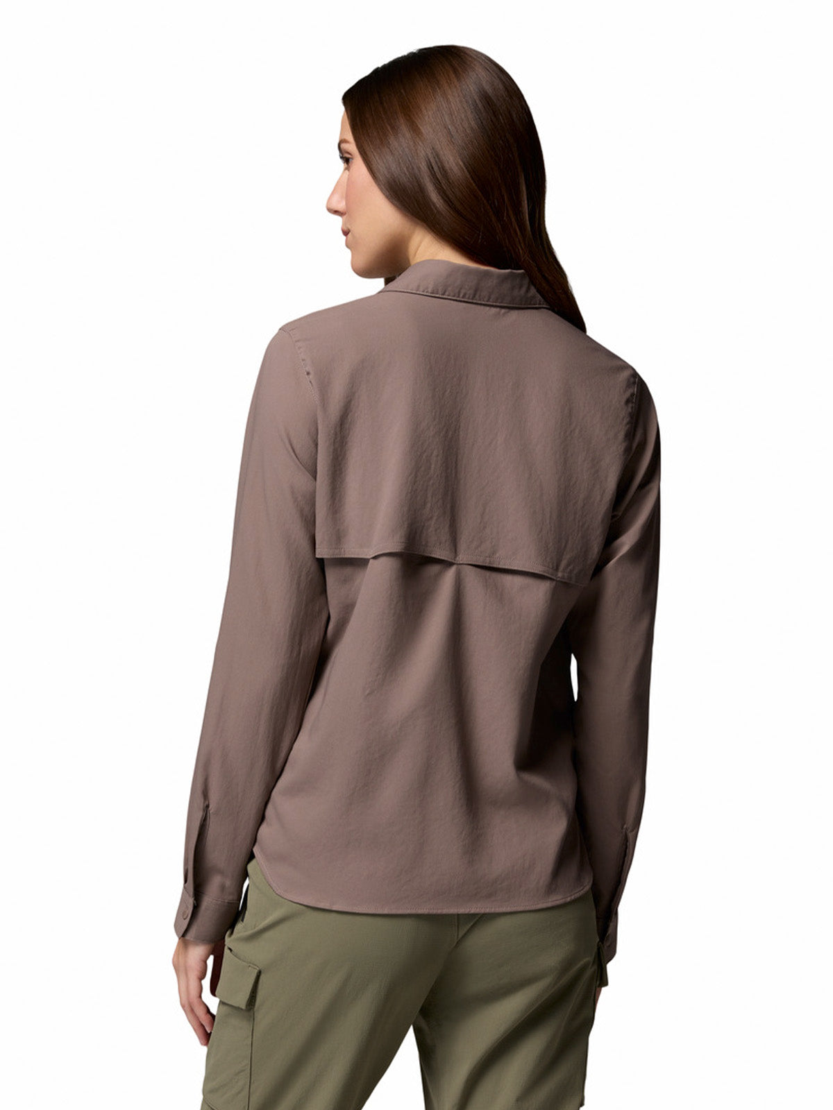 Blusa Manga Larga Mujer Silver Ridge™ Utility II Marron