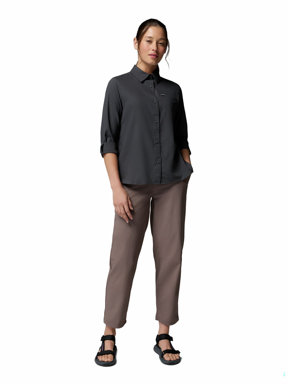Blusa Manga Larga Mujer Silver Ridge™ Utility II Ploma