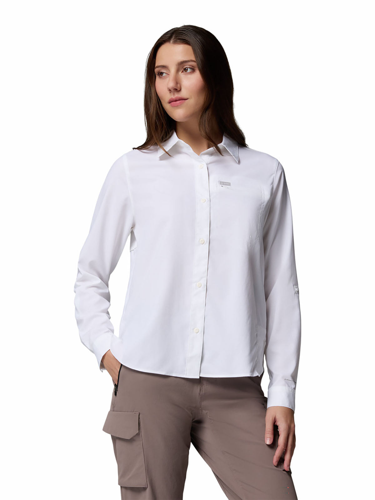 Blusa Manga Larga Mujer Silver Ridge™ Utility II Blanca