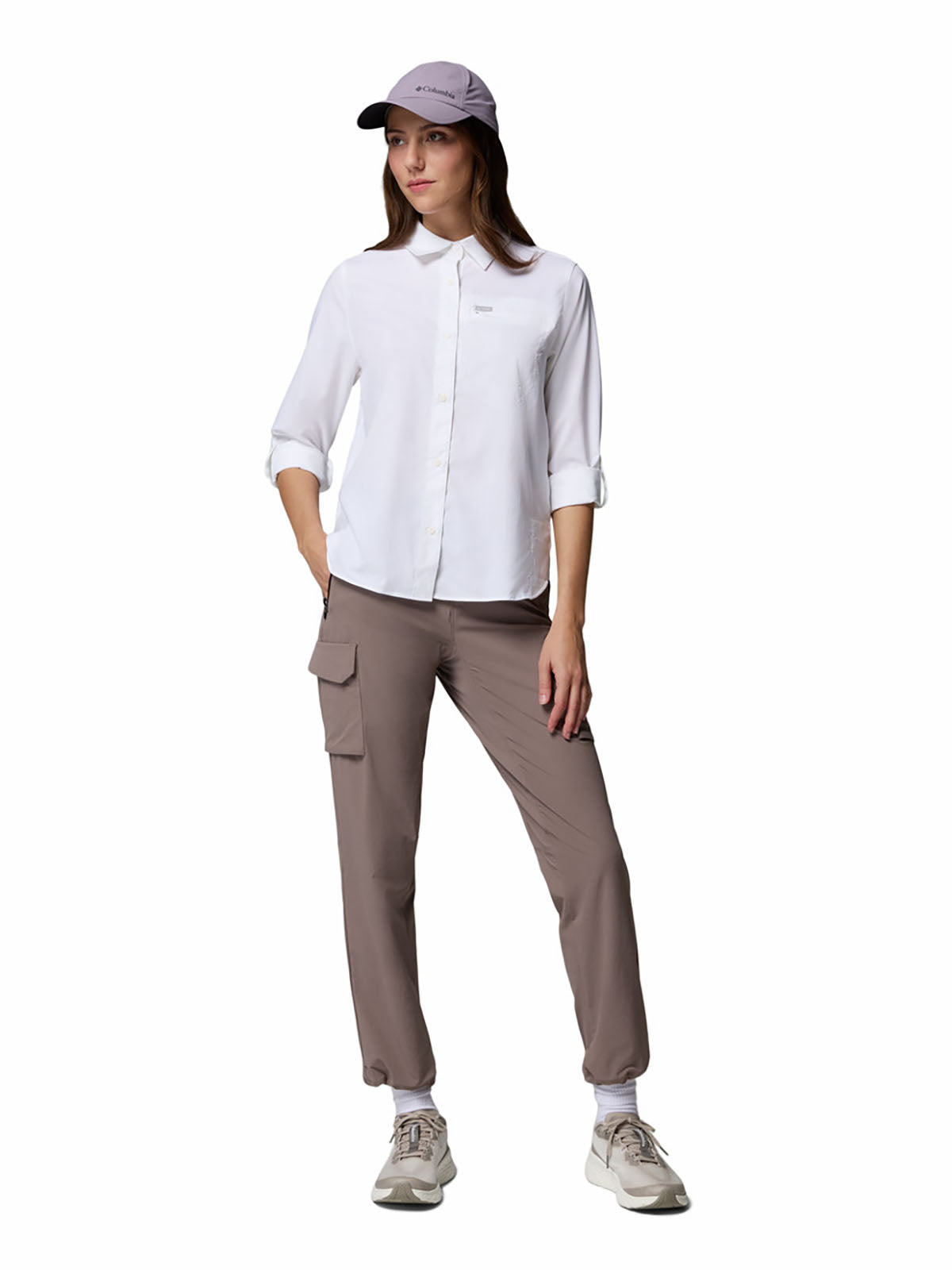 Blusa Manga Larga Mujer Silver Ridge™ Utility II Blanca