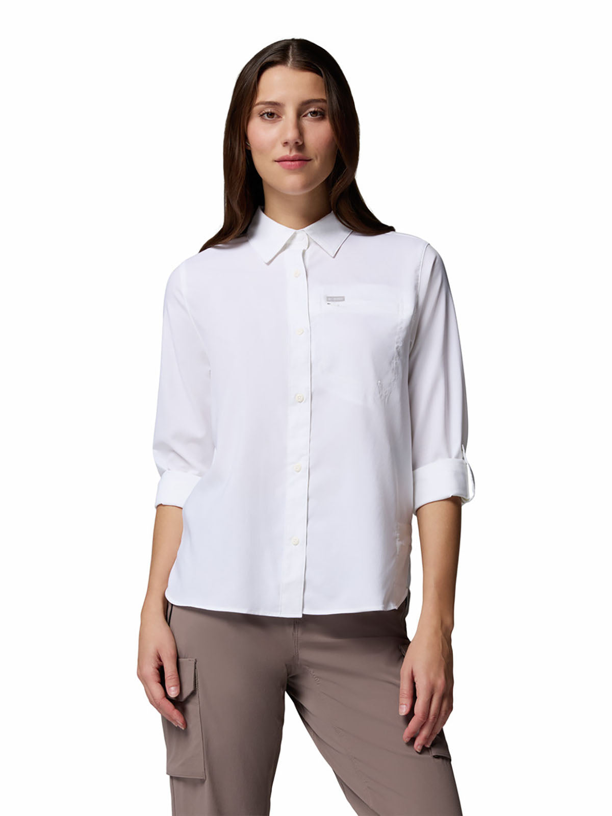 Blusa Manga Larga Mujer Silver Ridge™ Utility II Blanca