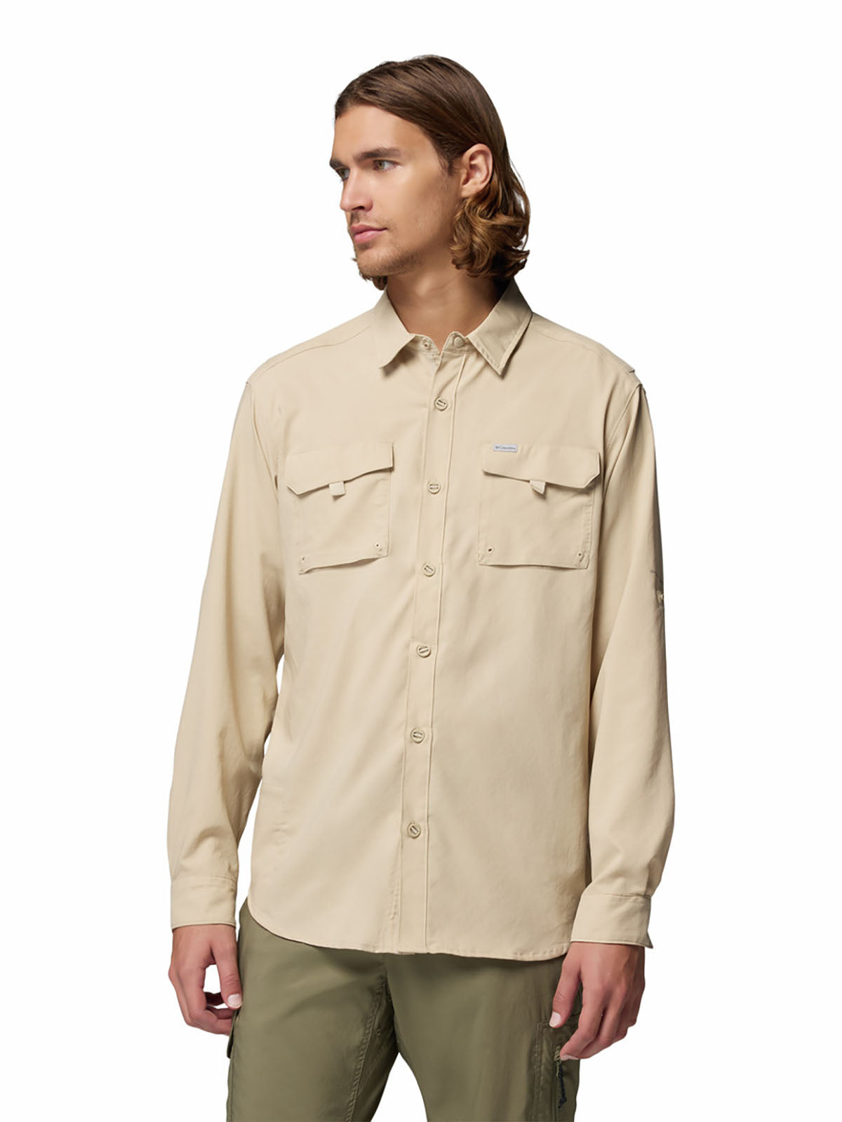 Camisa Manga Larga Hombre Silver Ridge™ Utility II Beige