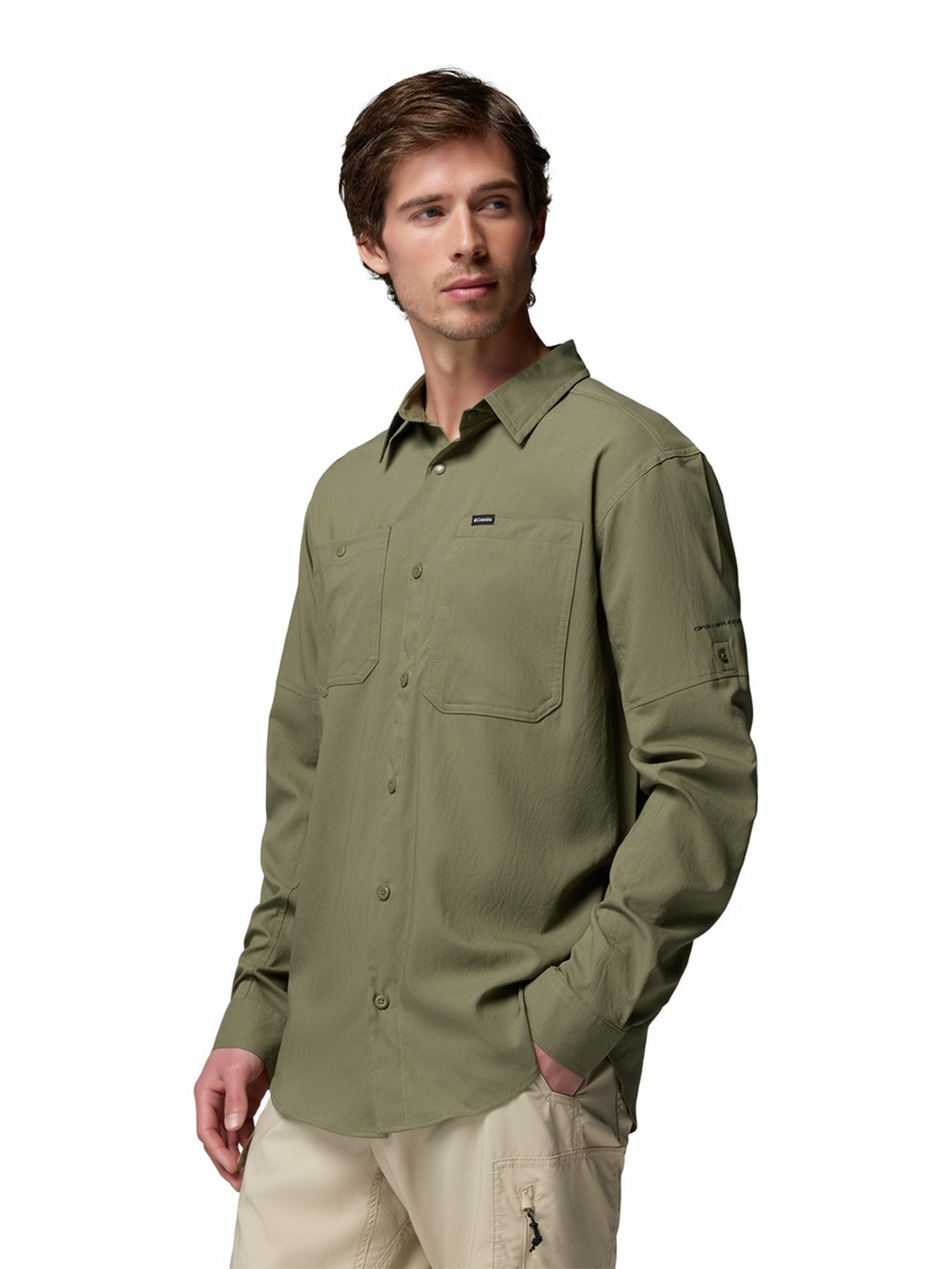 camisa-manga-larga-hombre-silver-ridge-utility-ii-verde-columbia-2157291-tyn