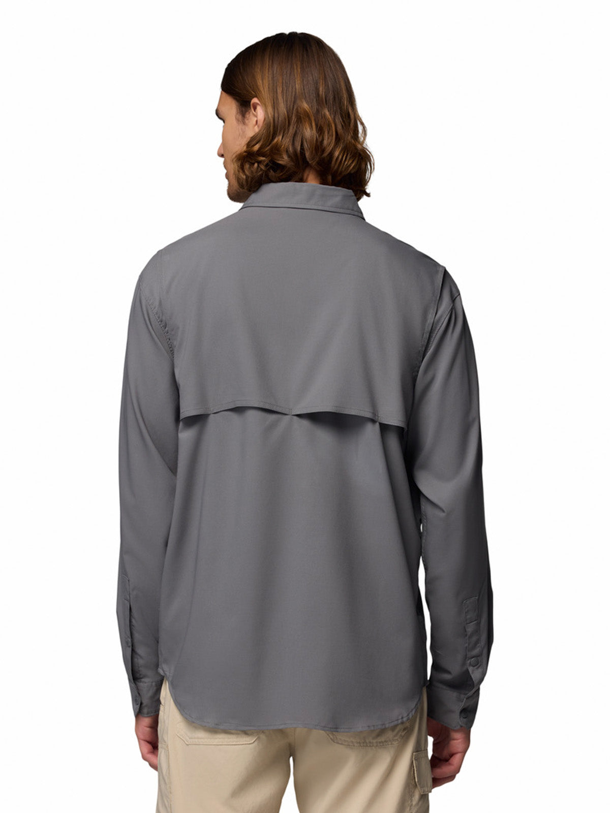 Camisa Manga Larga Hombre Silver Ridge™ Utility II Gris