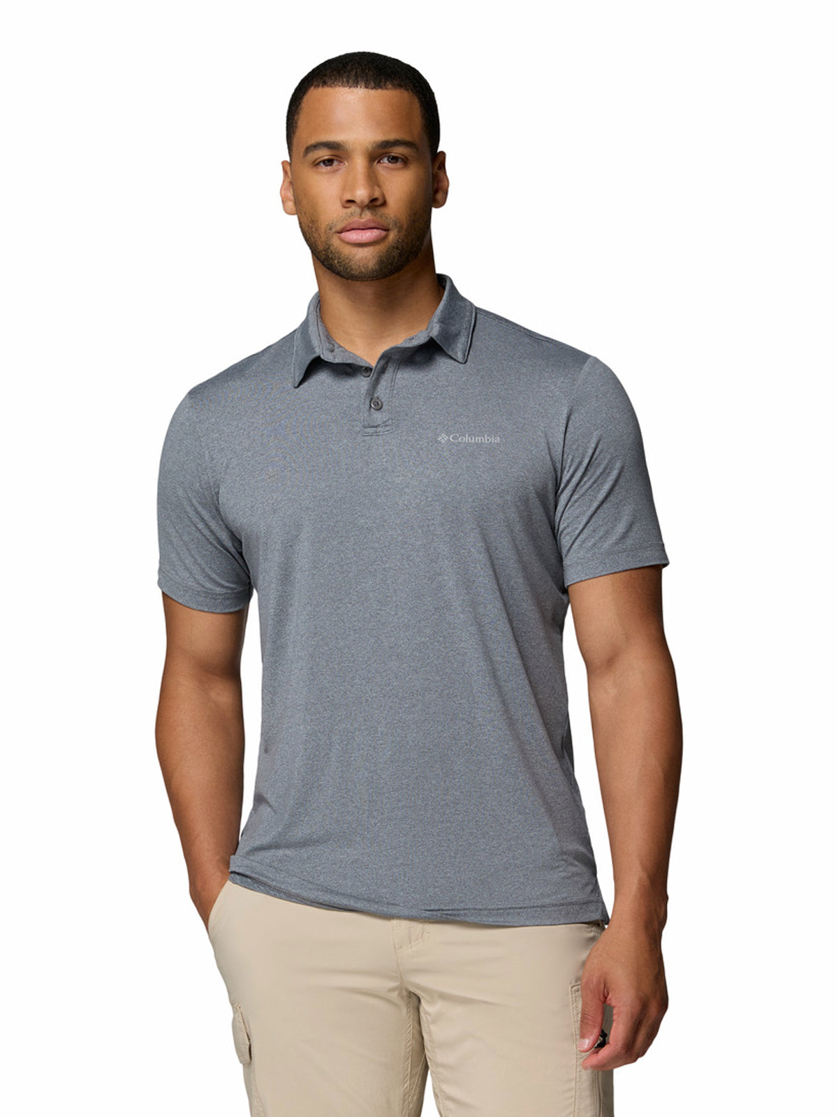 Polo Pique Hombre Parsons Point™ Gris