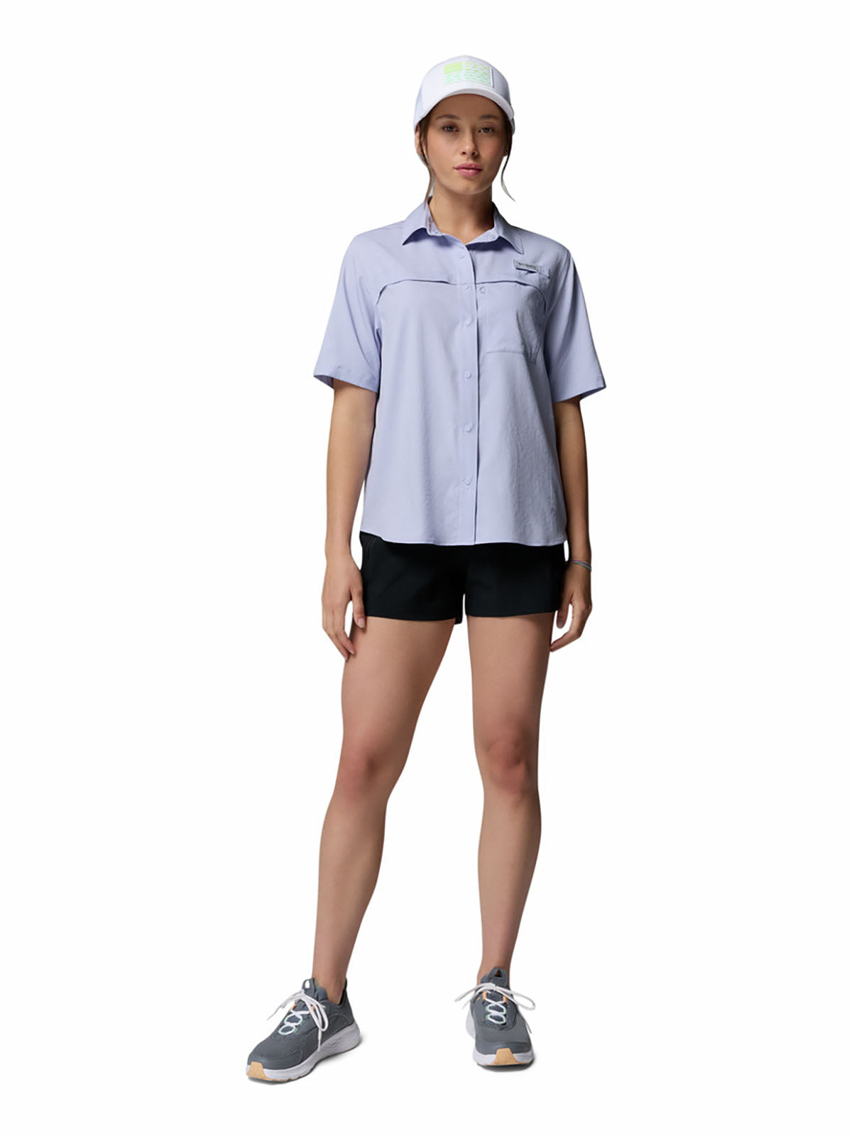 Blusa Manga Corta Mujer PFG Castback™ Morada