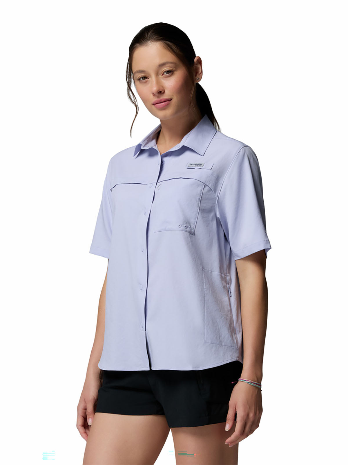 Blusa Manga Corta Mujer PFG Castback™ Morada