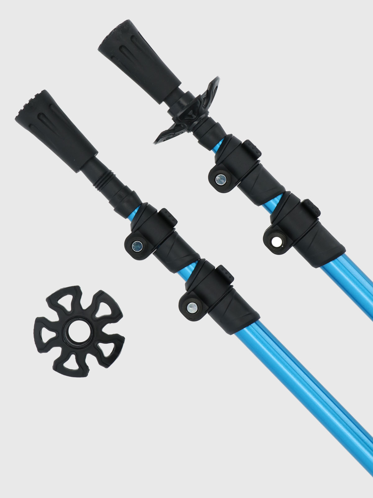 Bastones de Trekking de Aluminio Azules