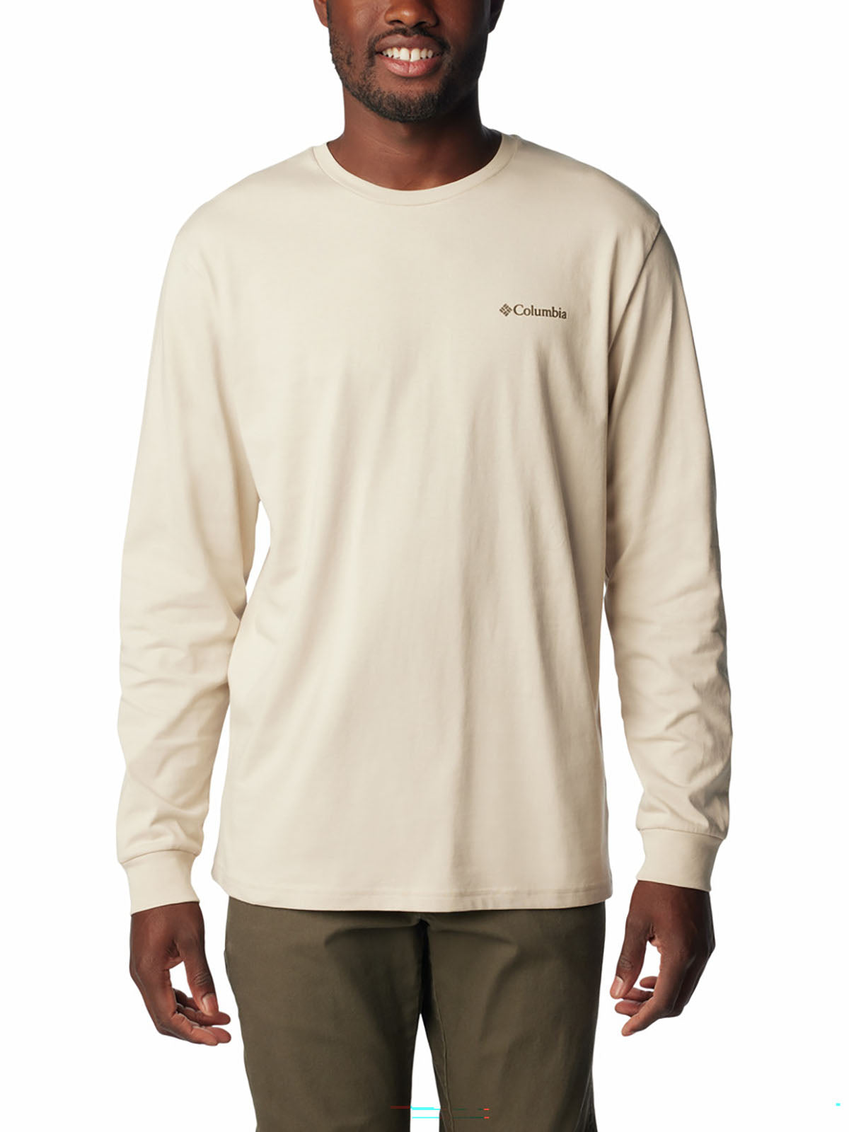 Polo Para Hombre Manga Larga Explorers Canyon™ Beige Columbia