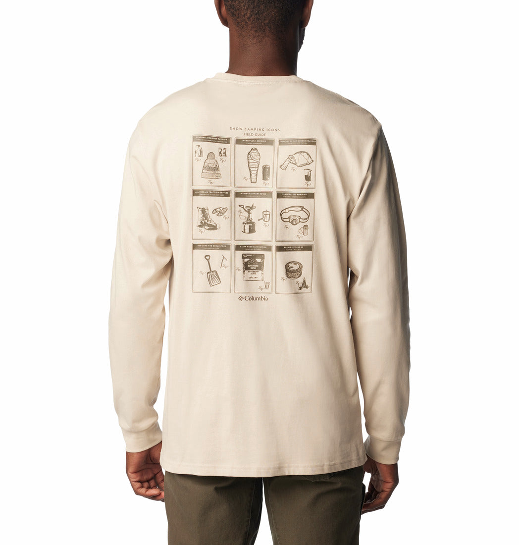 Polo Manga Larga Hombre Explorers Canyon™ Beige