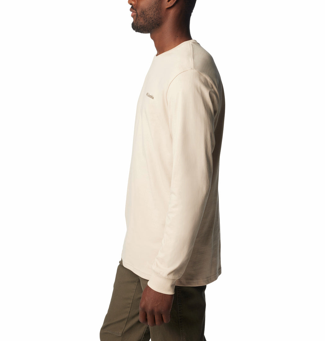 Polo Manga Larga Hombre Explorers Canyon™ Beige