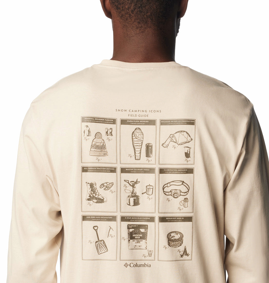 Polo Manga Larga Hombre Explorers Canyon™ Beige