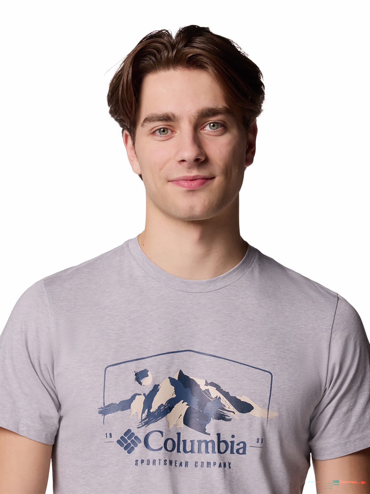 Polo Manga Corta Hombre Path Lake™ Gris