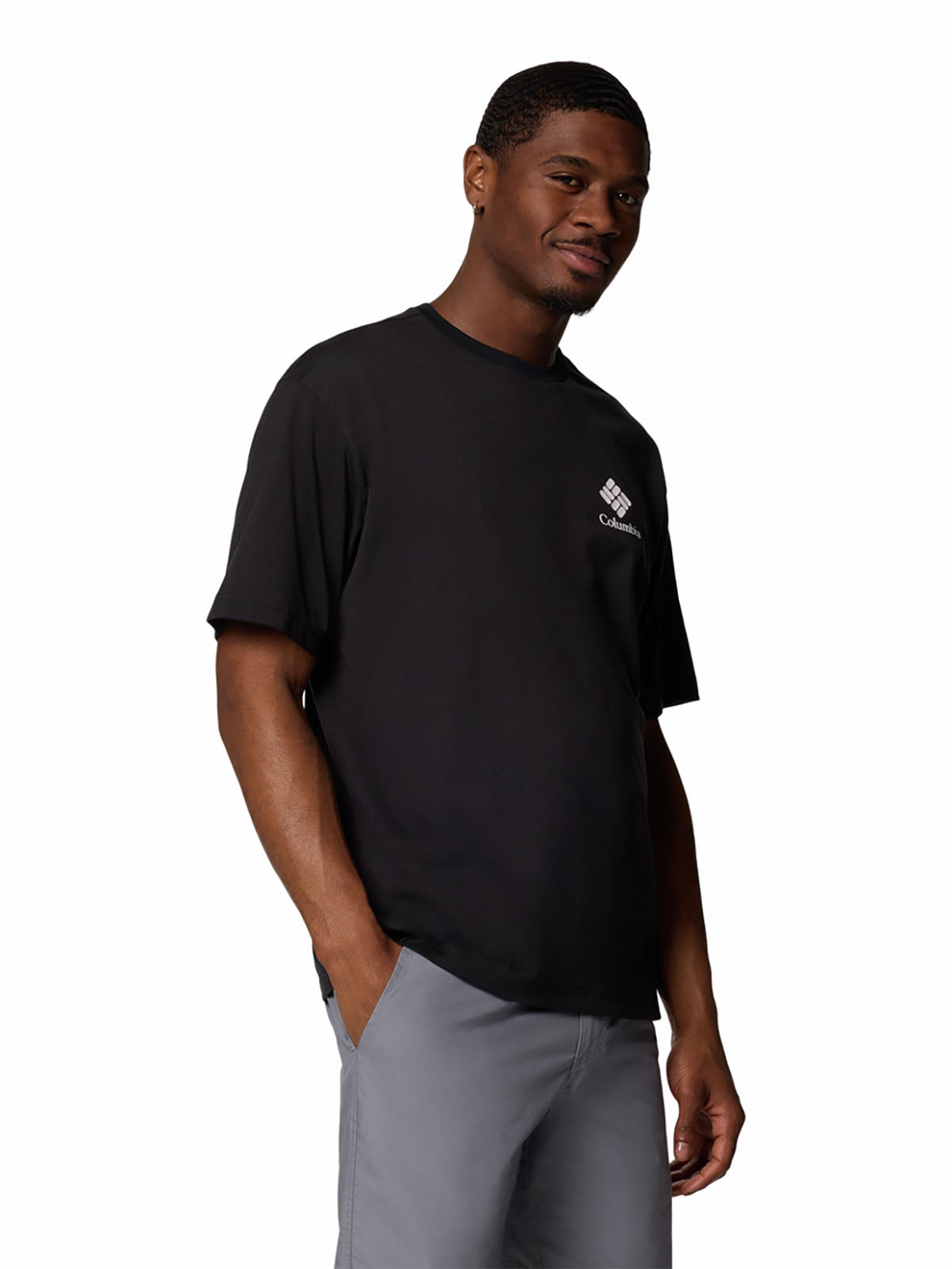 Polo Manga Corta Hombre Cedar Trail™ Negro