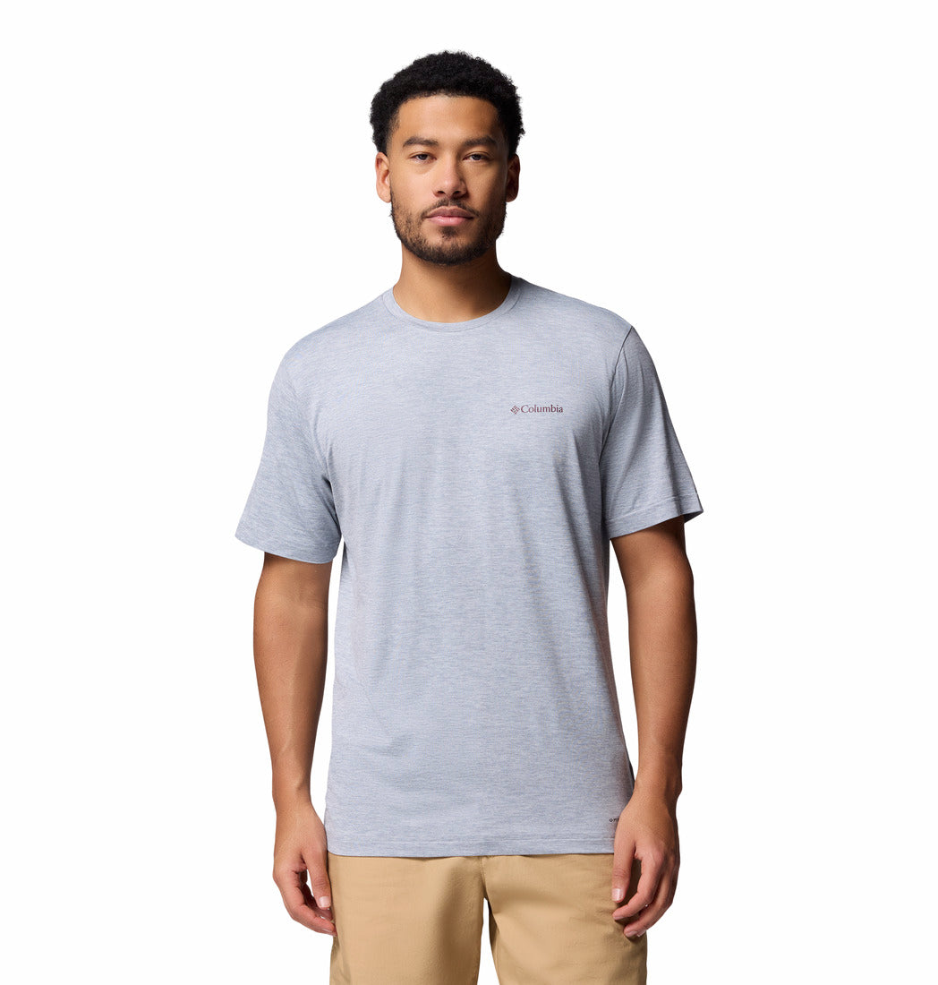 Polo Manga Corta Hombre Kwick Hike™ Gris