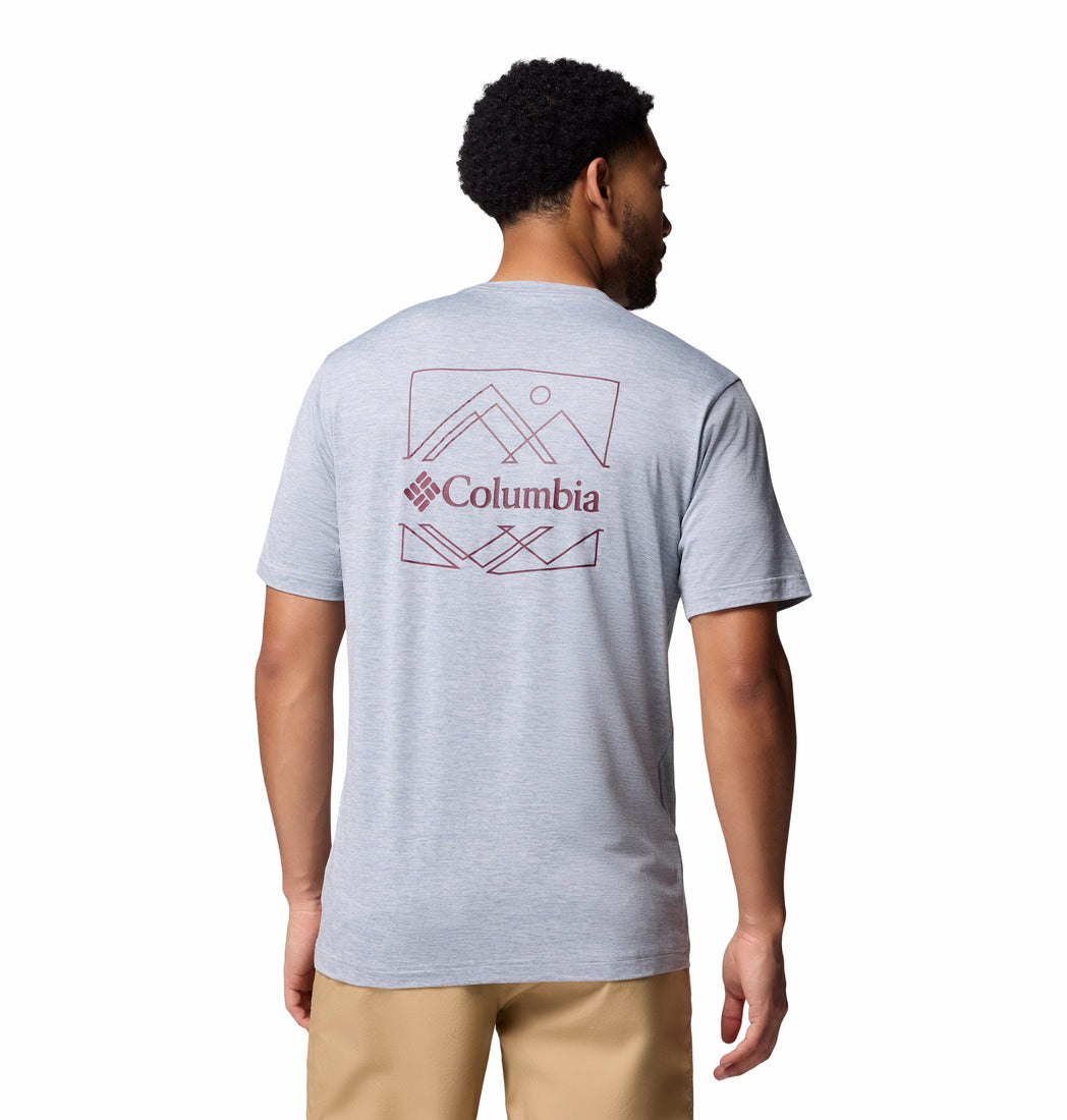 Polo Manga Corta Hombre Kwick Hike™ Gris