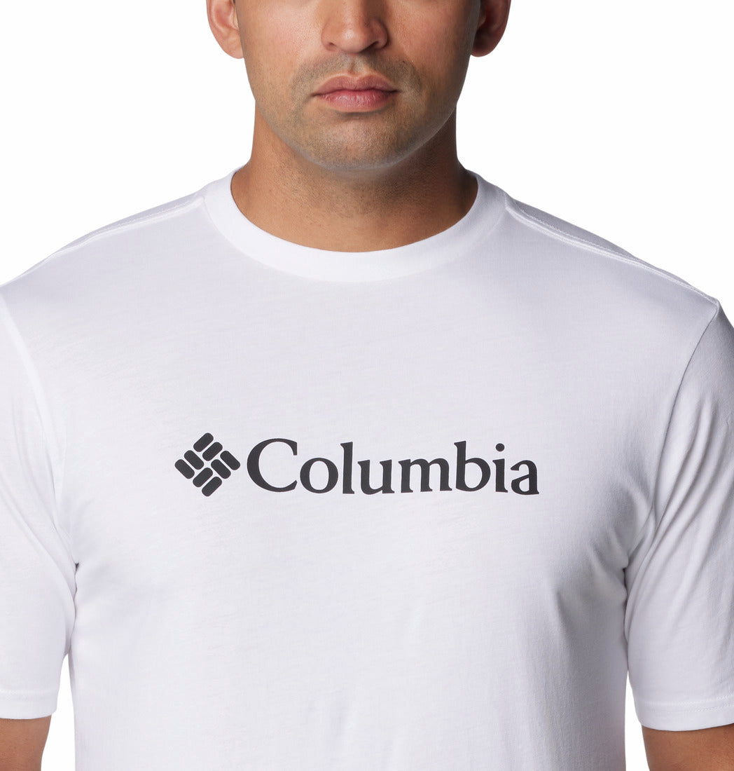 Polo Manga Corta Hombre CSC Basic Logo™ Blanco