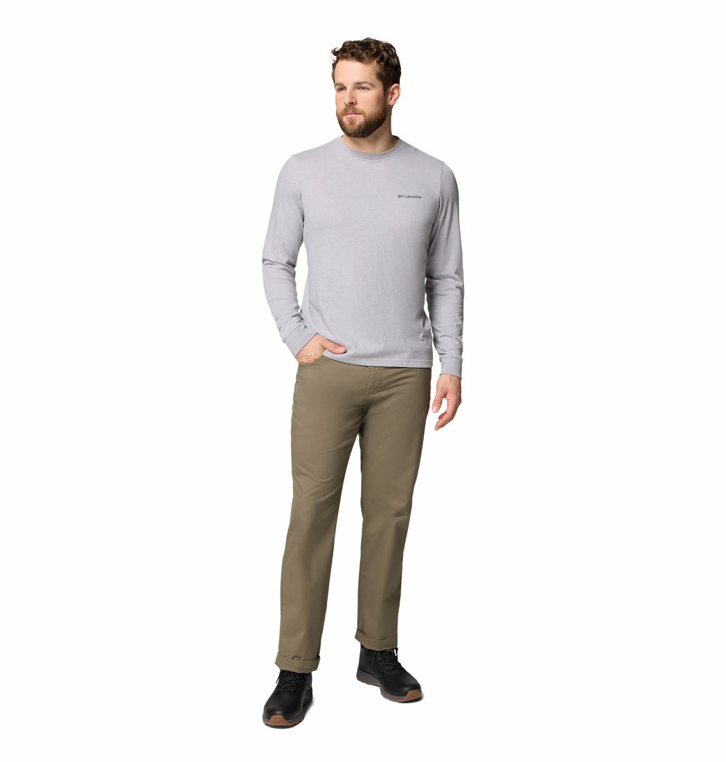 Polo Manga Larga Hombre CSC Seasonal Logo™ Gris