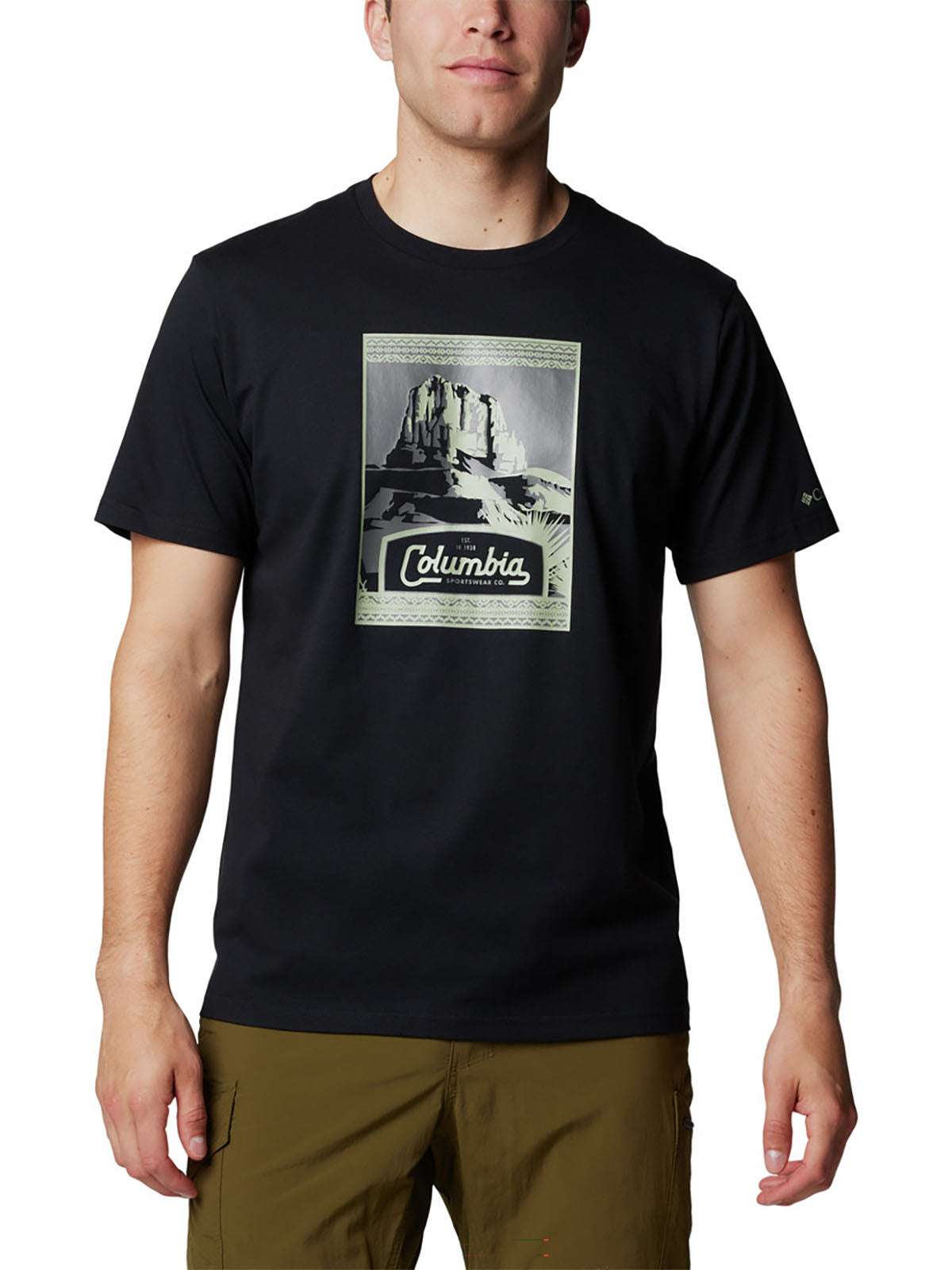 Polo Hombre Manga Corta CSC™ Seasonal Logo Negro