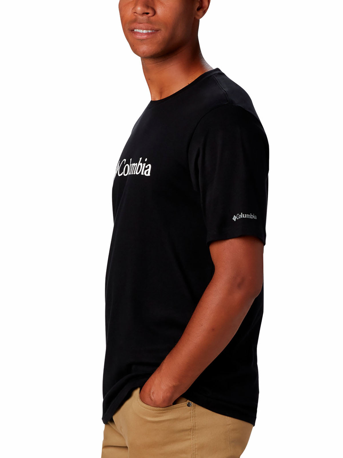 Polo Hombre Manga Corta Csc Basic Logo Negro