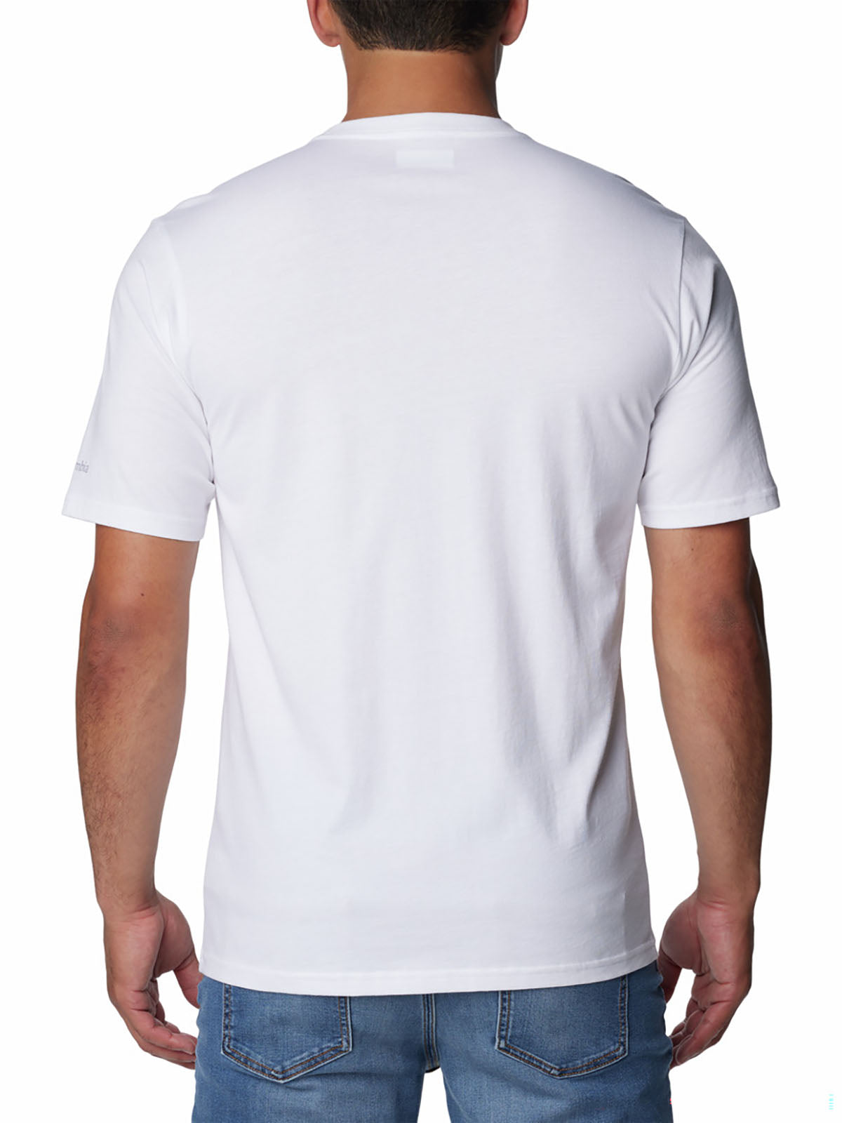 Polo Hombre Manga Corta Csc Basic Logo Blanco