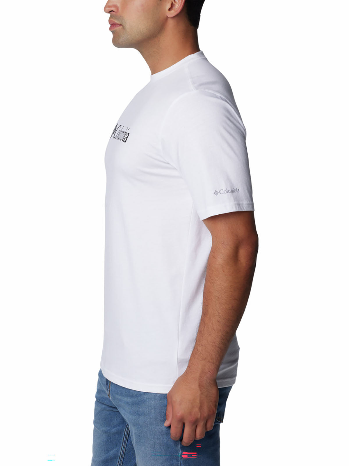 Polo Hombre Manga Corta Csc Basic Logo Blanco