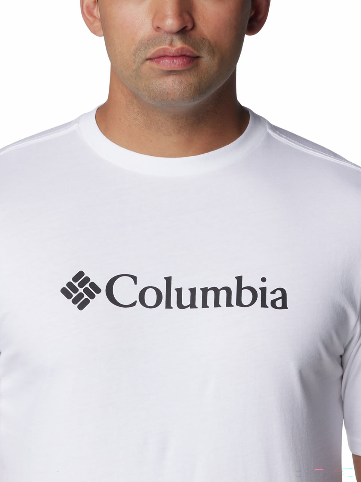 Polo Hombre Manga Corta Csc Basic Logo Blanco