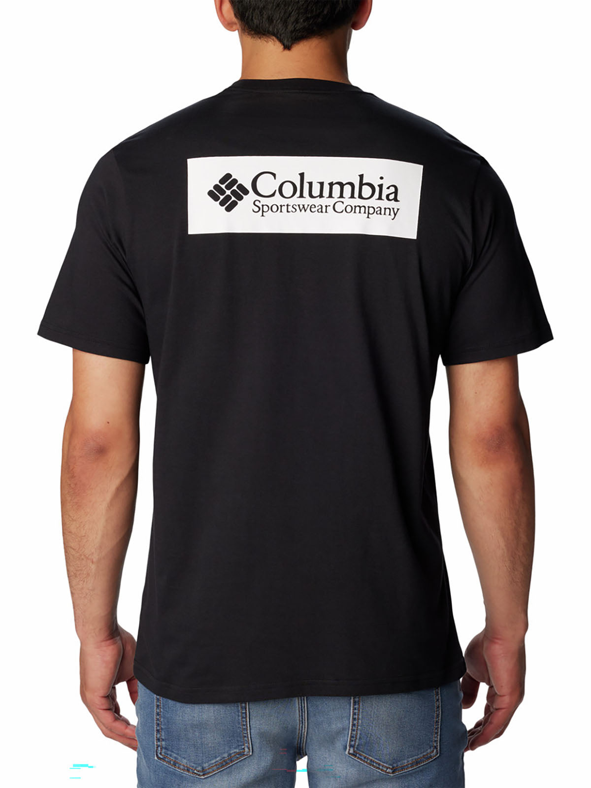 Polo Hombre Manga Corta North Cascades Negro